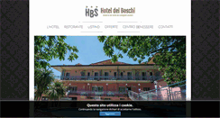 Desktop Screenshot of hoteldeiboschi.net
